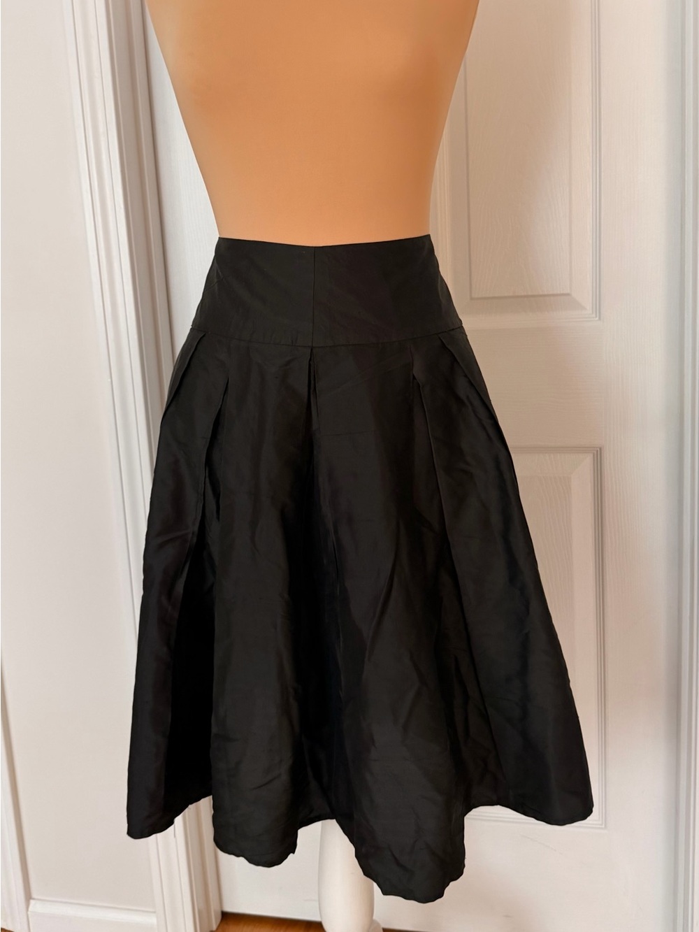 Areli A-line Silk skirt